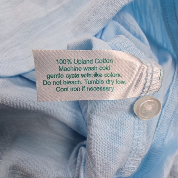 CRIQUET- Mens XXL Light Blue Short Sleeve Upland Cotton Polo Shirt - Picture 5 of 6